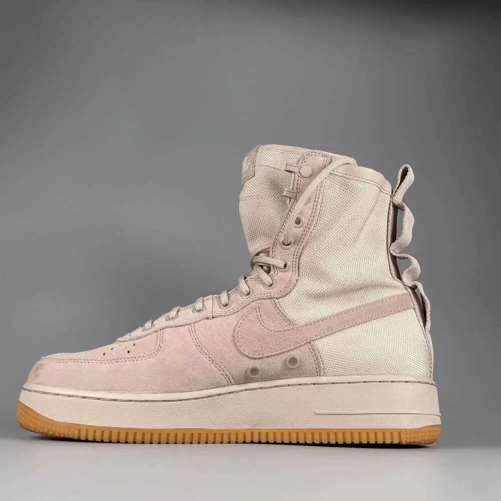 Nike SF Air Force 1 String Men's Size 10 Beige Basketball Sneakers Casual Shoes